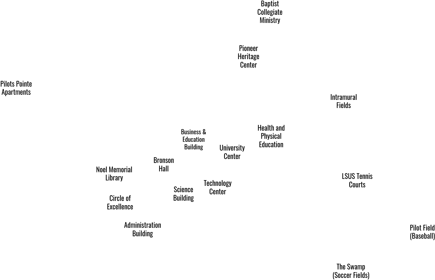LSUS Campus Map